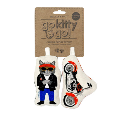 Go Kitty Go Cat Toy Set | Motorcycle Kitty