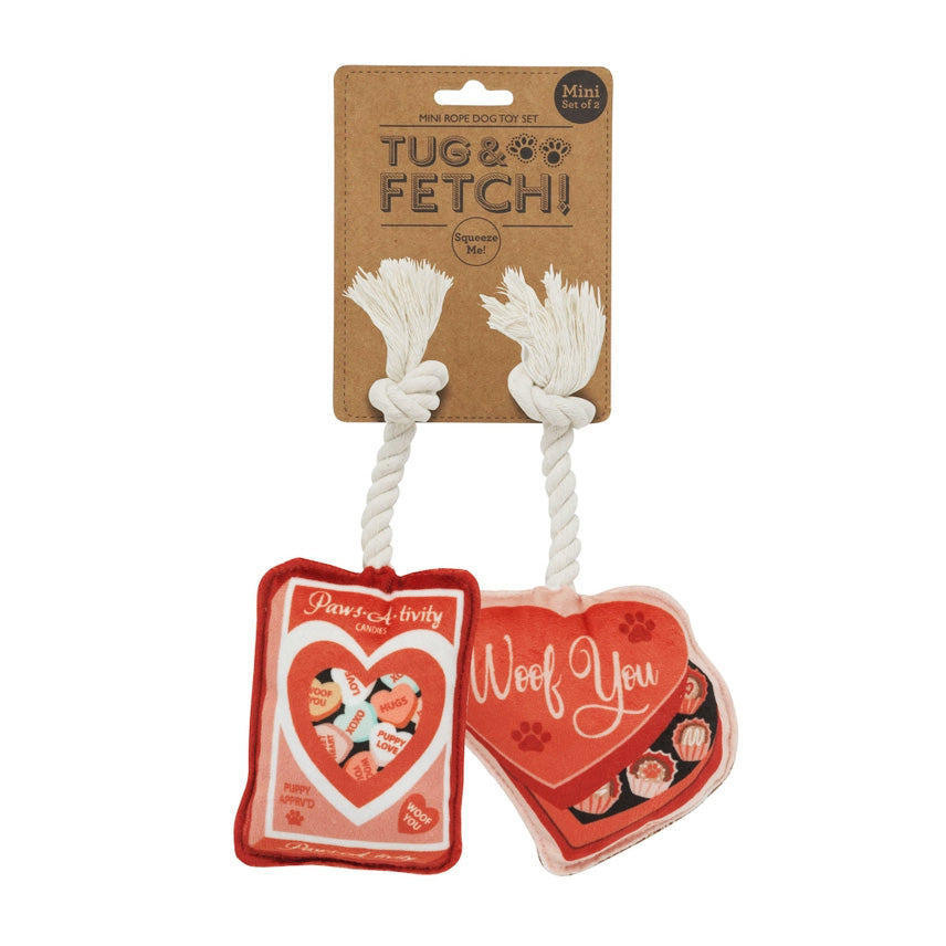 Mini Dog Toy Set | Valentine's Day Candy