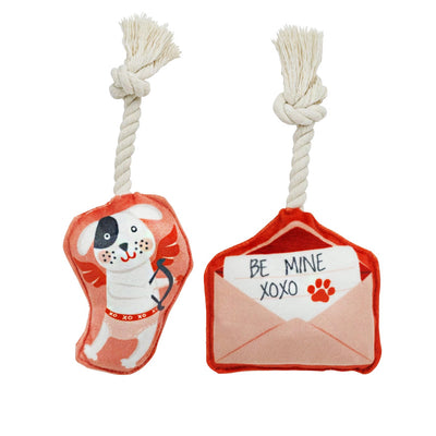 Mini Dog Toy Set | Valentine's Day Cupid